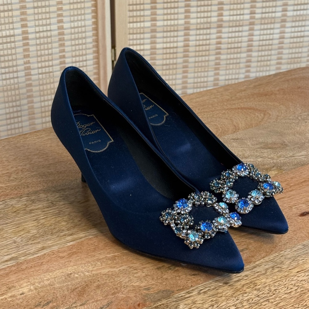 Vintage Roger Viver  Embellished Heels
